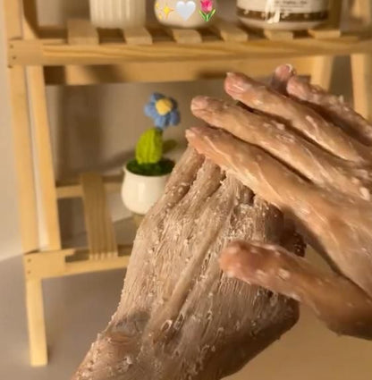 Pink Velvet Strawberry Flavor Scrub 300gm (Pack of 1)